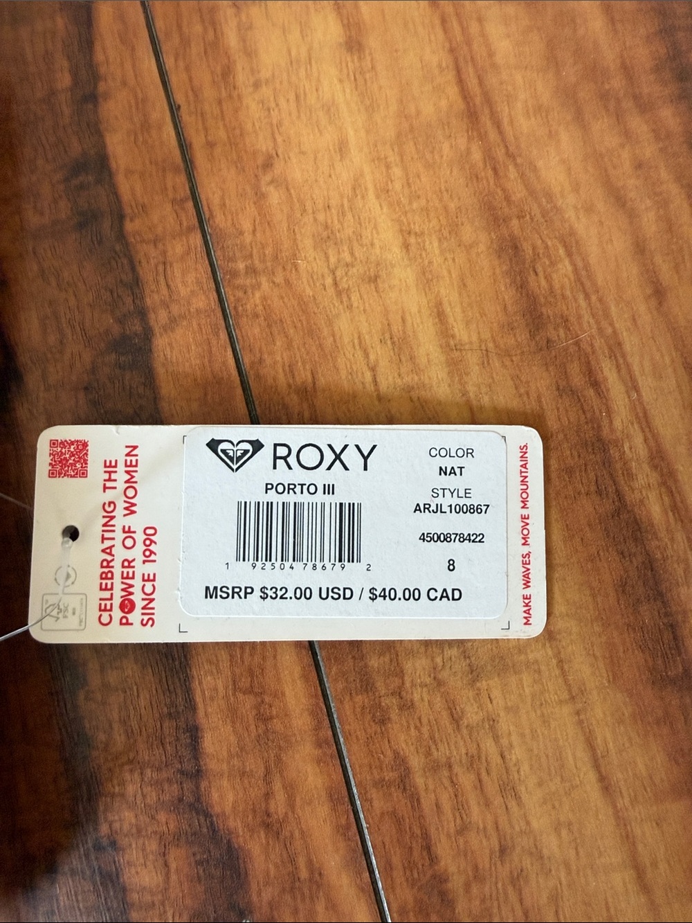 New Roxy size 8 - Picture 2 of 4